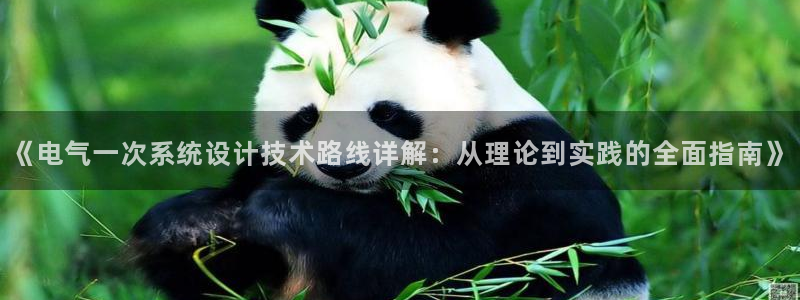 ks8凯发官方网站：《电气一次系统设计技术路线详解